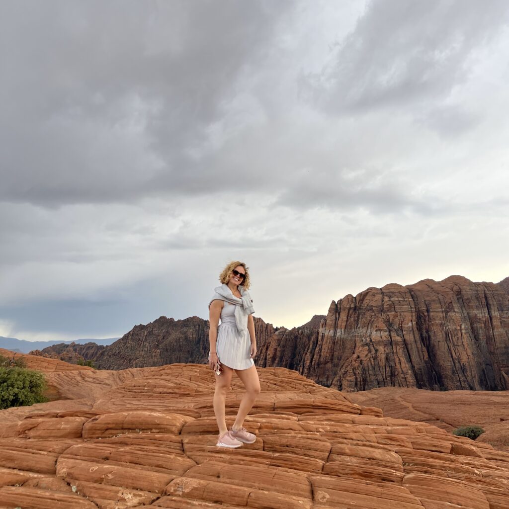 Clair May hiking